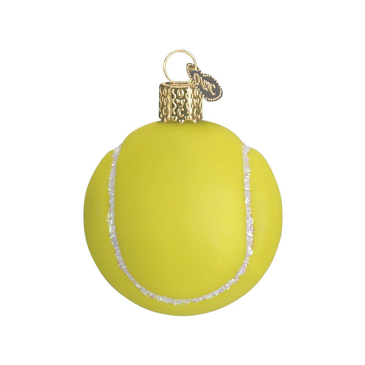 Old World Christmas Tennis Ball Glass Ornament