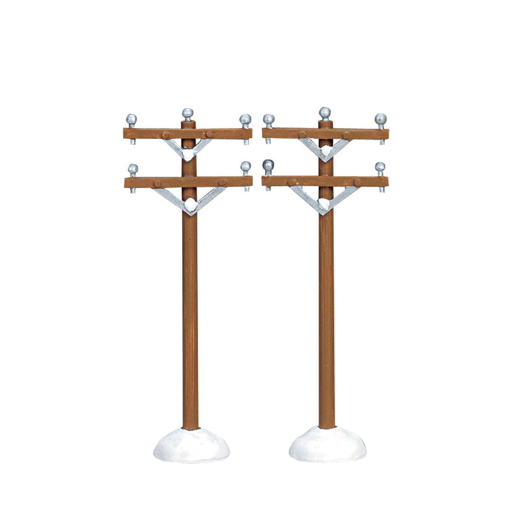 Set of 2 Telephone Poles