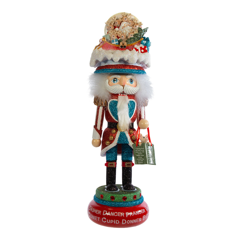 18" Hollywood Nutcrackers Now Dasher, Now Dancer... Nutcracker (5th in 'Twas The Night Before Christmas Series)