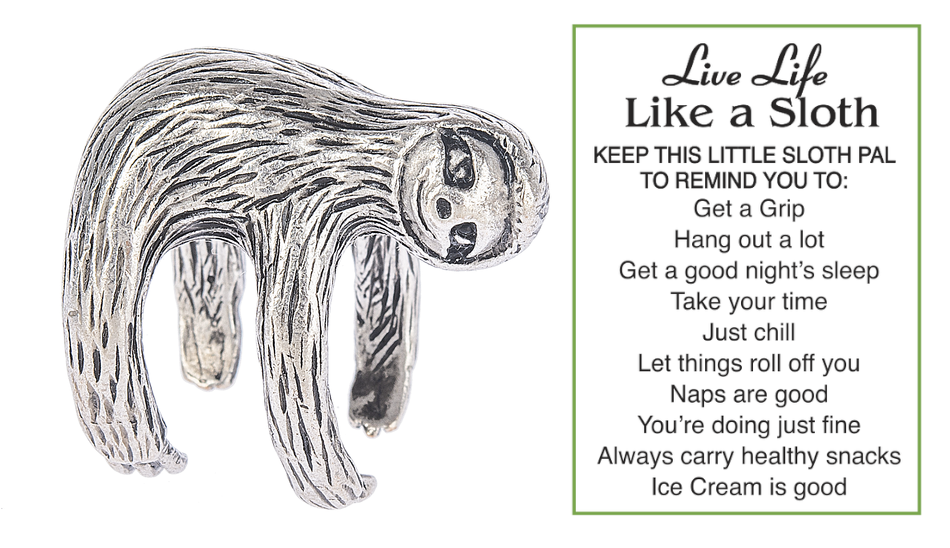 Get a Grip Charm - Sloth Charm